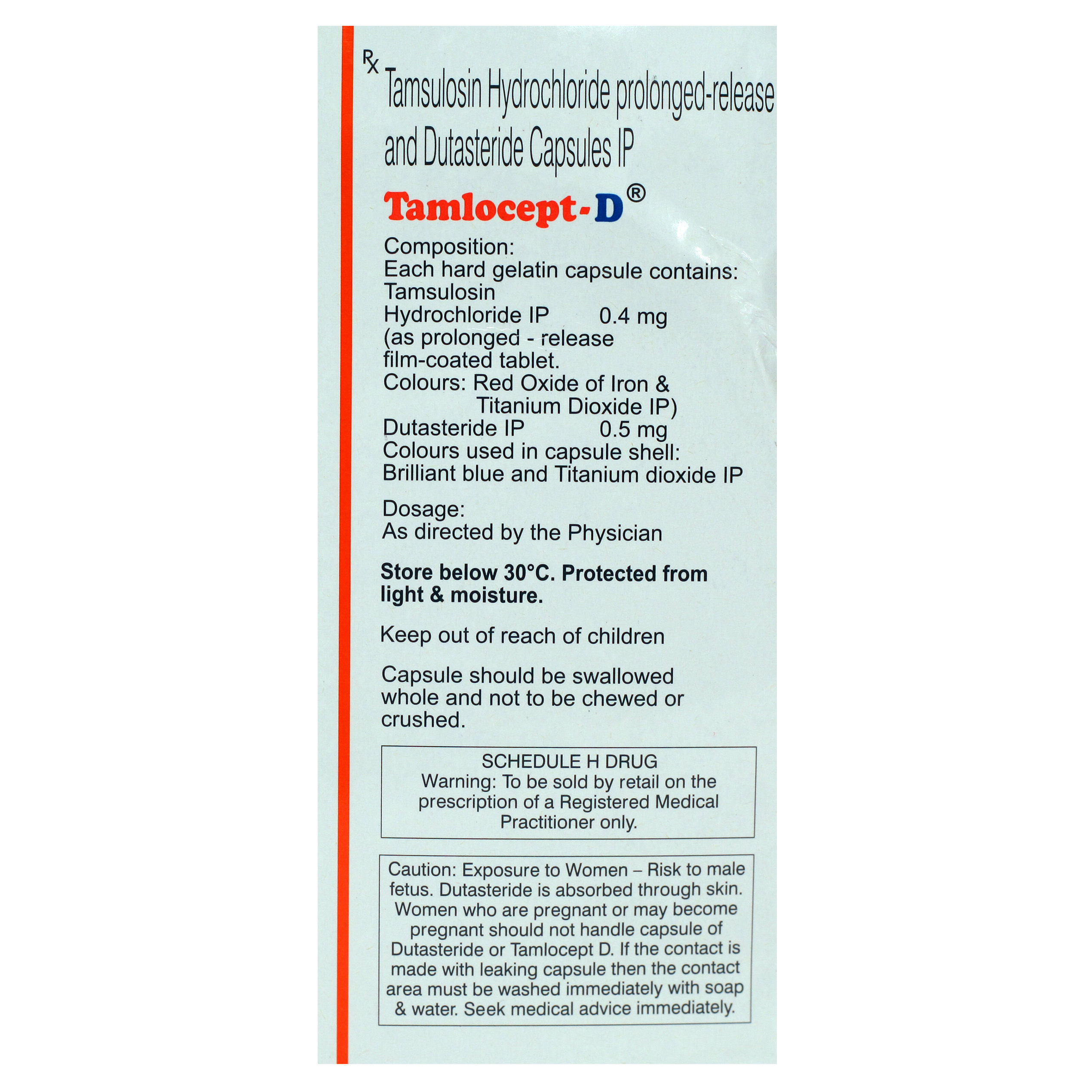 Tamlocept D Capsule 15's, Pack of 15 Tamlocept D Capsule 15's, Pack of 15