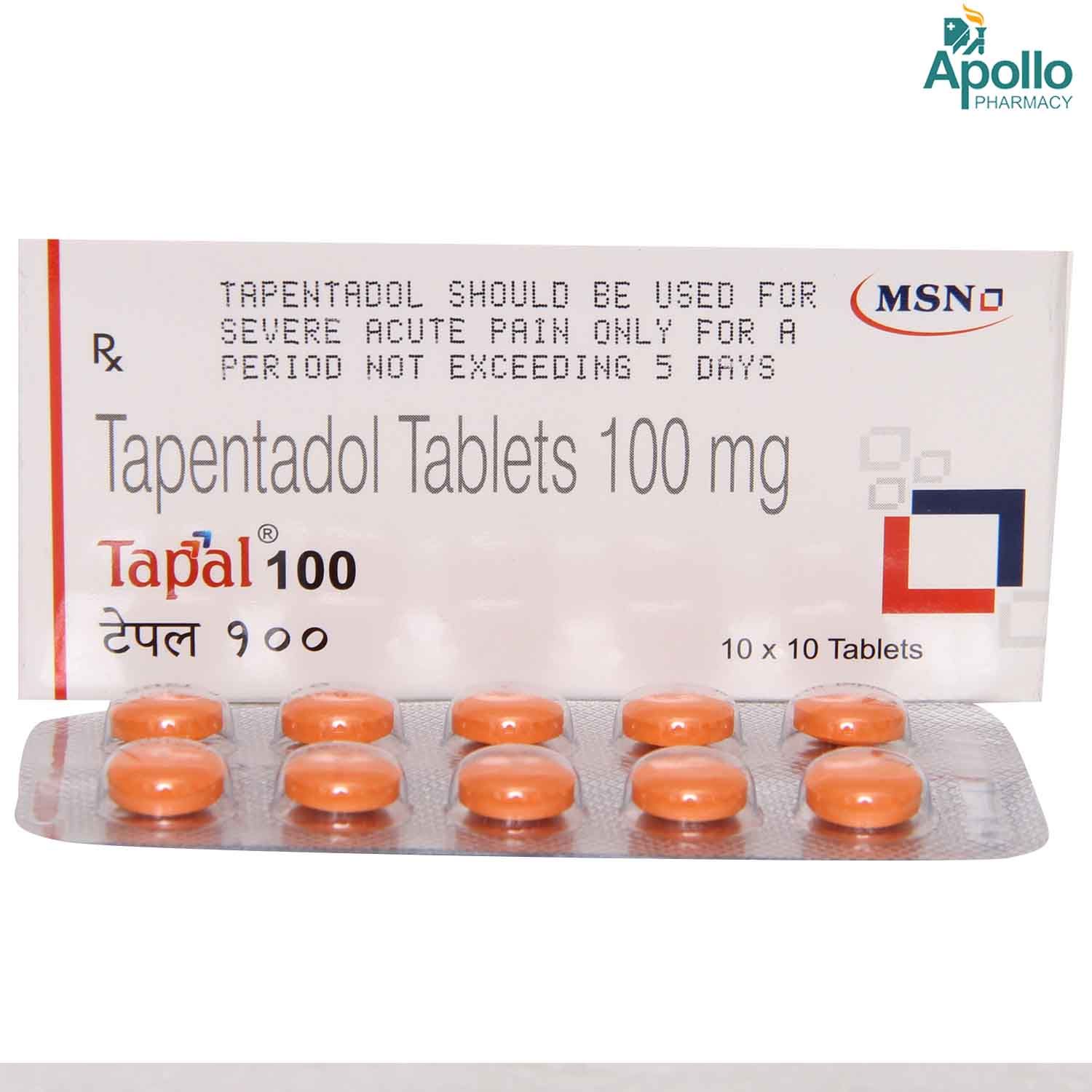 Tapal 100 Tablet 10's Price, Uses, Side Effects, Composition Apollo