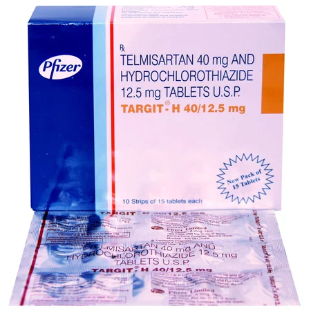 Targit-H 40/12.5 mg Tablet 15's