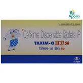 Taxim O DT 50 Tablet 10's, Pack of 10 TABLETS