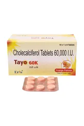 Tayo 60K Orange Tablet 7's, Pack of 7 TABLETS