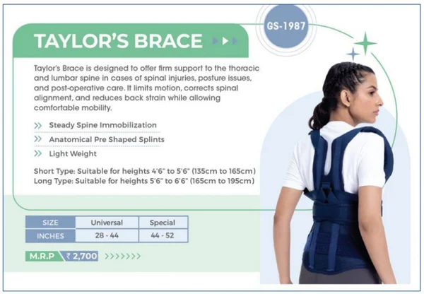 Romson Taylor's Brace Universal, 1 Count, Pack of 1