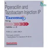 Tazomac 4.5 gm Injection 1's, Pack of 1 INJECTION
