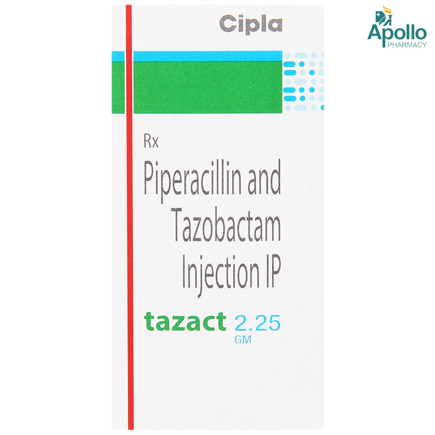 Buy Tazact 2.25 gm Injection 1's Online
