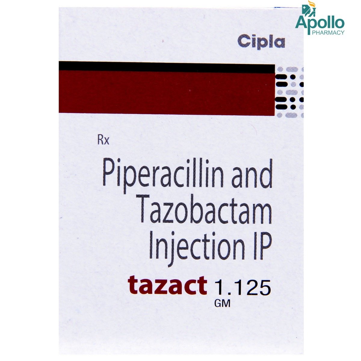 Tazact 1.125gm Injection 1's, Pack of 1 INJECTION Tazact 1.125gm Injection 1's, Pack of 1 INJECTION