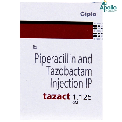 Tazact 1.125gm Injection 1's, Pack of 1 INJECTION