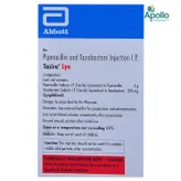 TAZIRA LYO VIAL INJECTION 4.5GM, Pack of 1 INJECTION