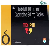 TD Pill Tablet 4's, Pack of 4 TABLETS