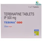 Tebina-500 Tablet 7's, Pack of 7 TabletS