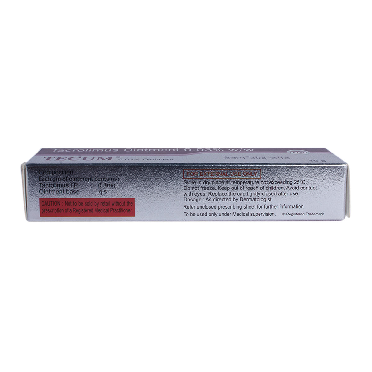 Tecum 0.03% Ointment 10gm, Pack of 1 Ointment Tecum 0.03% Ointment 10gm, Pack of 1 Ointment