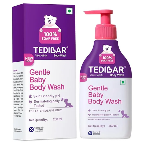 Tedibar Gentle Baby Body Wash, 250 ml