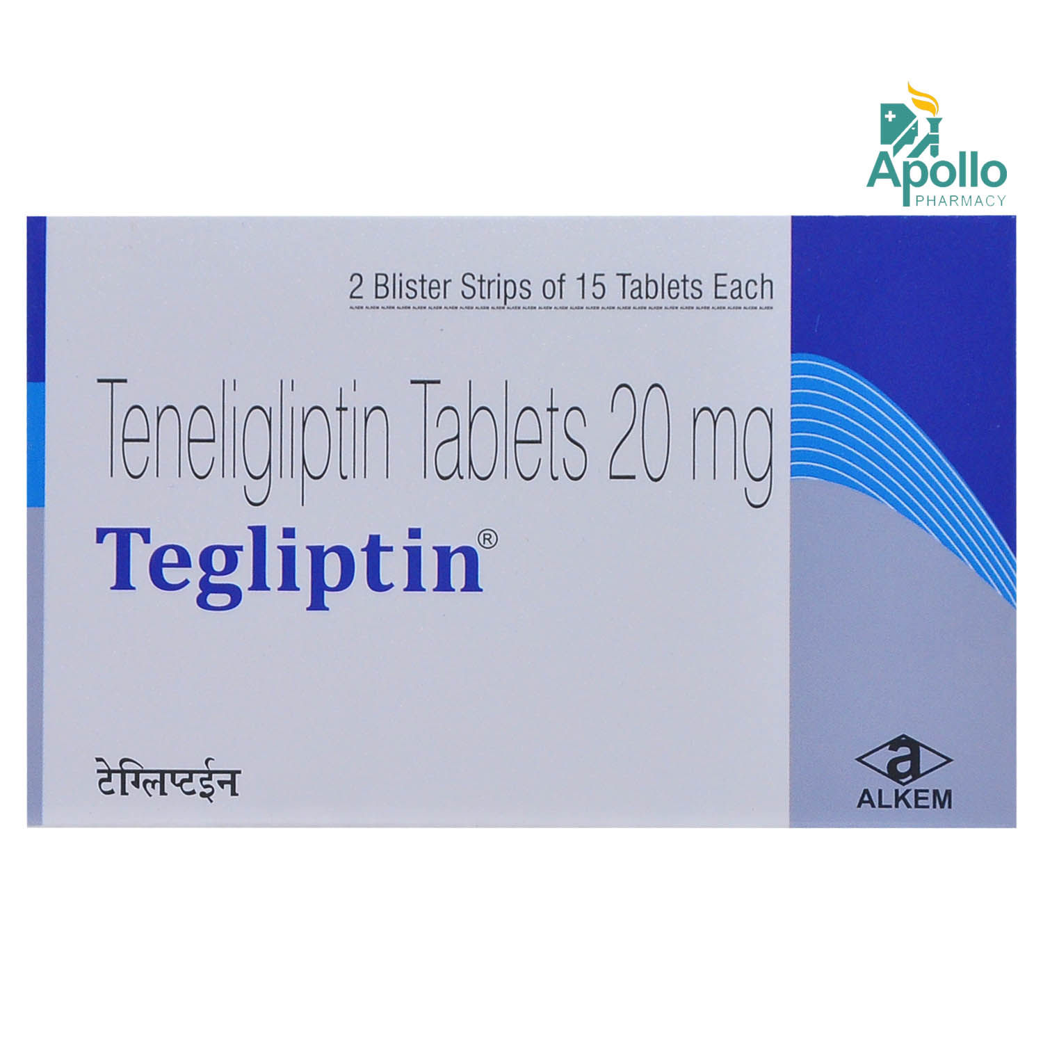 Buy Tegliptin 20 Tablet 15's Online