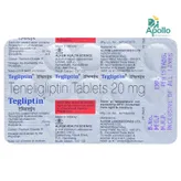 Tegliptin 20 Tablet 15's, Pack of 15 TABLETS