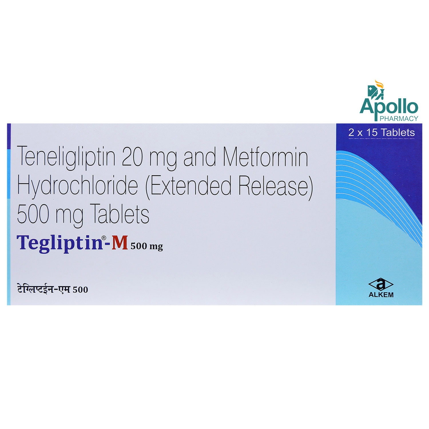 Tegliptin-M 500 mg Tablet 15's, Pack of 15 TABLETS Tegliptin-M 500 mg Tablet 15's, Pack of 15 TABLETS