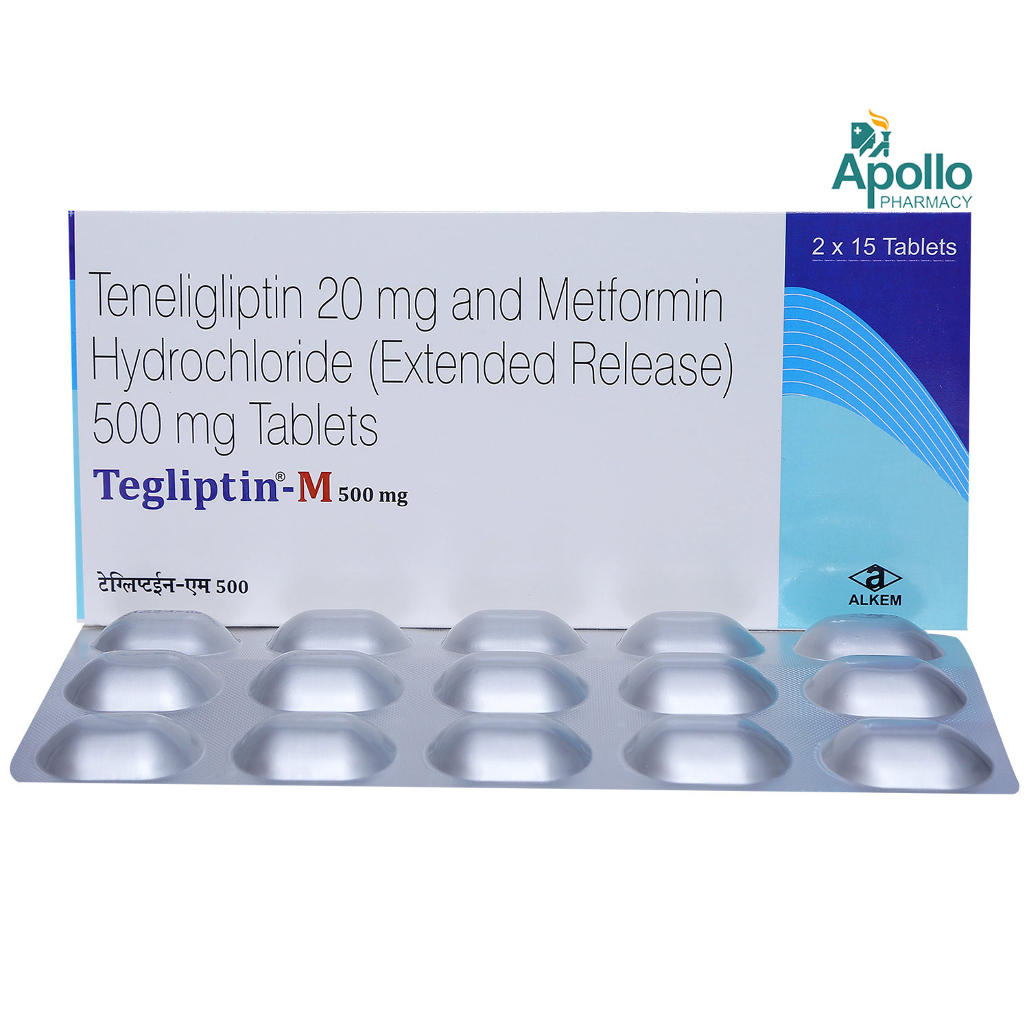 Tegliptin-M 500 mg Tablet 15's, Pack of 15 TABLETS Tegliptin-M 500 mg Tablet 15's, Pack of 15 TABLETS