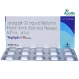 Tegliptin-M 500 mg Tablet 15's, Pack of 15 TABLETS