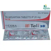 TELI 20MG TABLET, Pack of 10 TABLETS