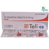 Teli 40 Tablet 10's, Pack of 10 TABLETS
