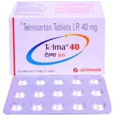 Telma 40 mg Tablet 15's, Pack of 15 TabletS