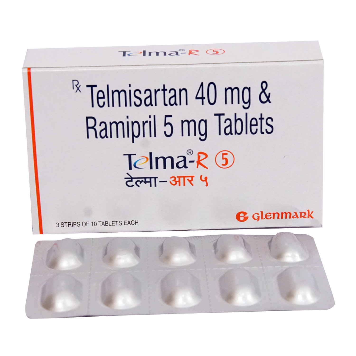 Telma R 5 Tablet 10'S, Pack of 10 Telma R 5 Tablet 10'S, Pack of 10