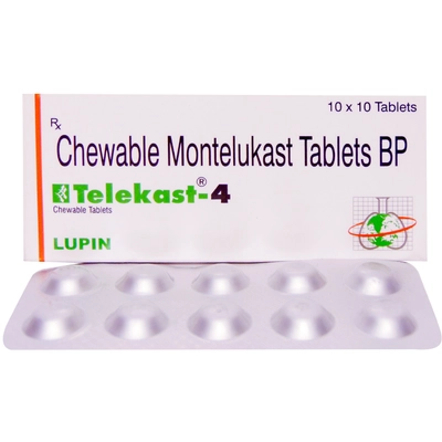 Telekast-4 Tablet 10's, Pack of 10 TABLETS