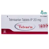 Telvas 20 Tablet 10's, Pack of 10 TABLETS