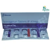 Telmisat 40 Tablet 10's, Pack of 10 TABLETS