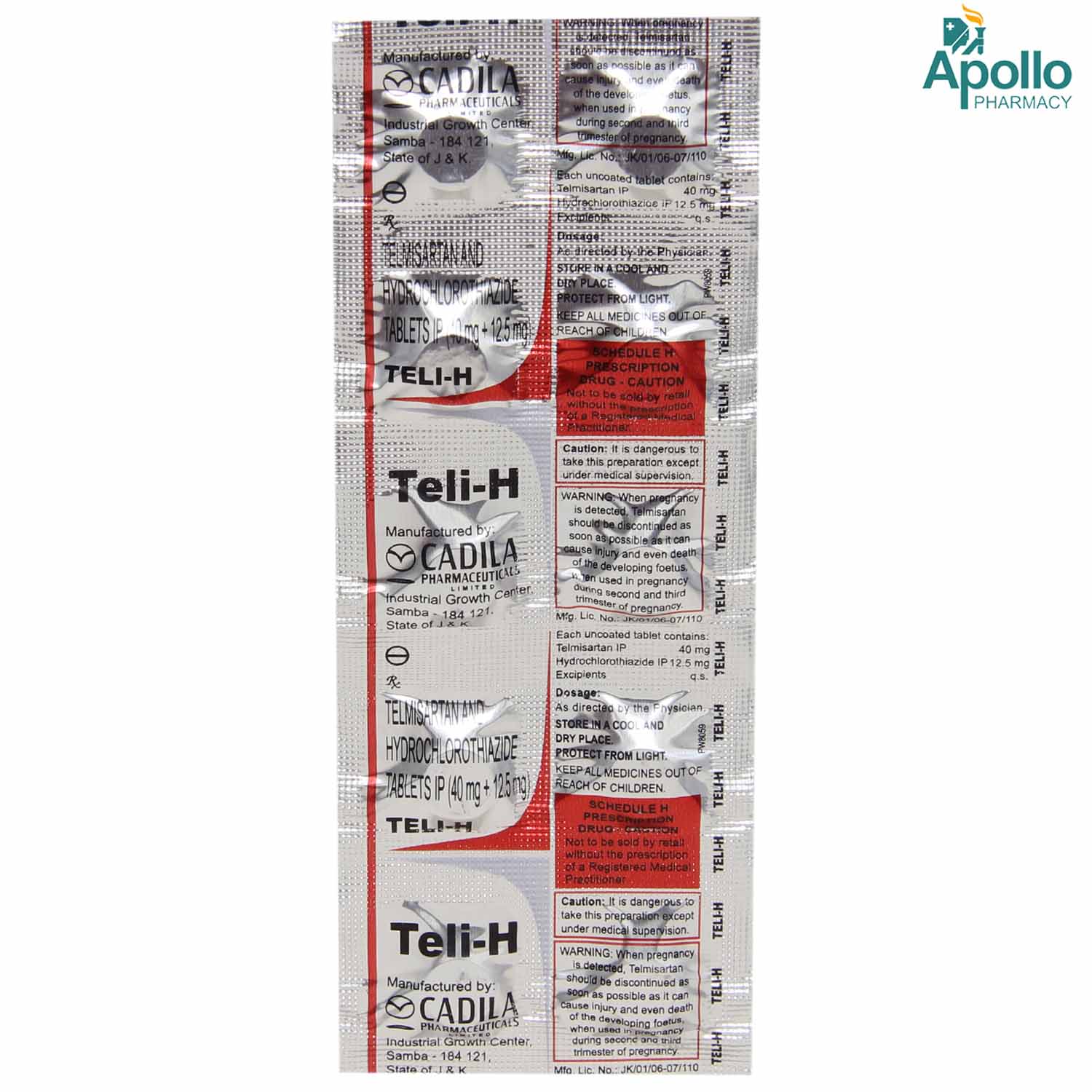 Teli-H Tablet 10's, Pack of 10 Teli-H Tablet 10's, Pack of 10