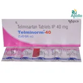 Telminorm-40 Tablet 10's, Pack of 10 TABLETS
