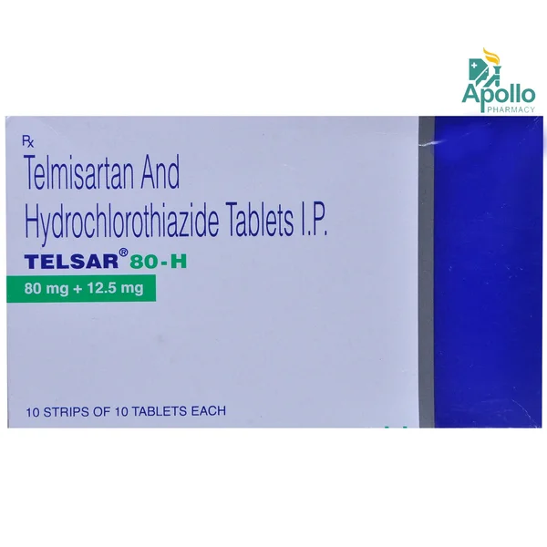 Telsar 80-H Tablet 10's