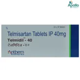 Telmidil 40 Tablet 10's, Pack of 10 TABLETS