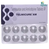 Telmicure AM Tablet 10's, Pack of 10 TABLETS