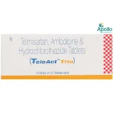 Teleact Trio Tablet 10's, Pack of 10 TABLETS