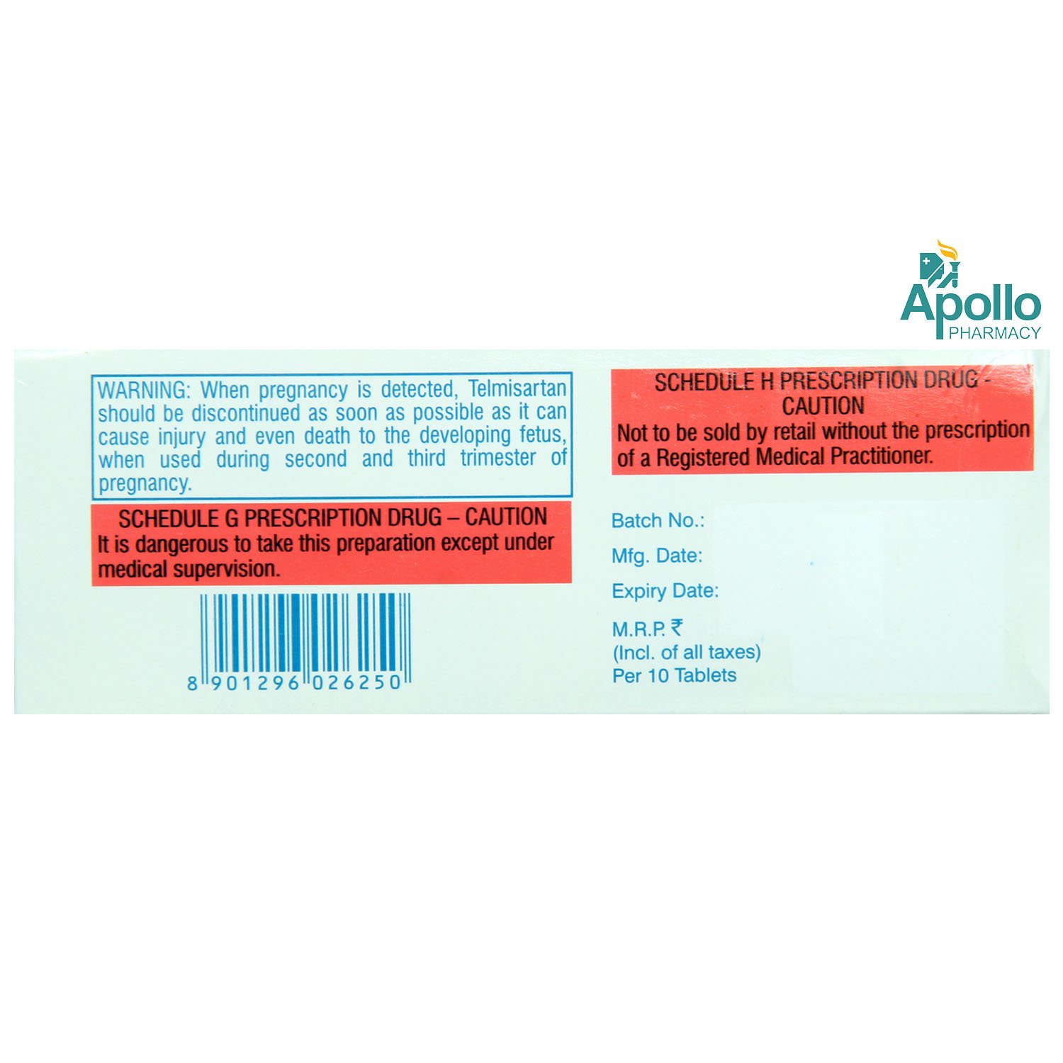 Teleact Trio Tablet 10's, Pack of 10 Teleact Trio Tablet 10's, Pack of 10