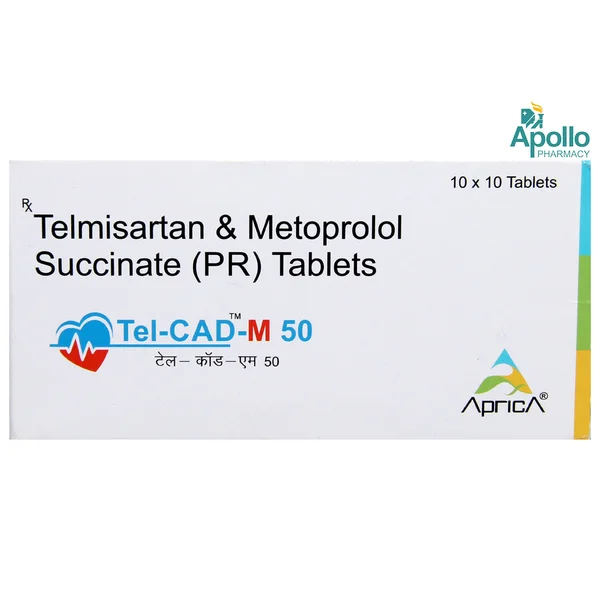 Telcad M 50 Tablet 10's