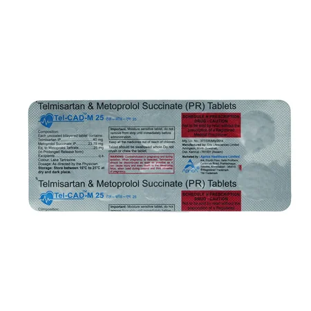 Tel-CAD-M 25 Tablet 10's