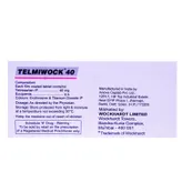 Telmiwock 40 mg Tablet 10's, Pack of 10 TabletS