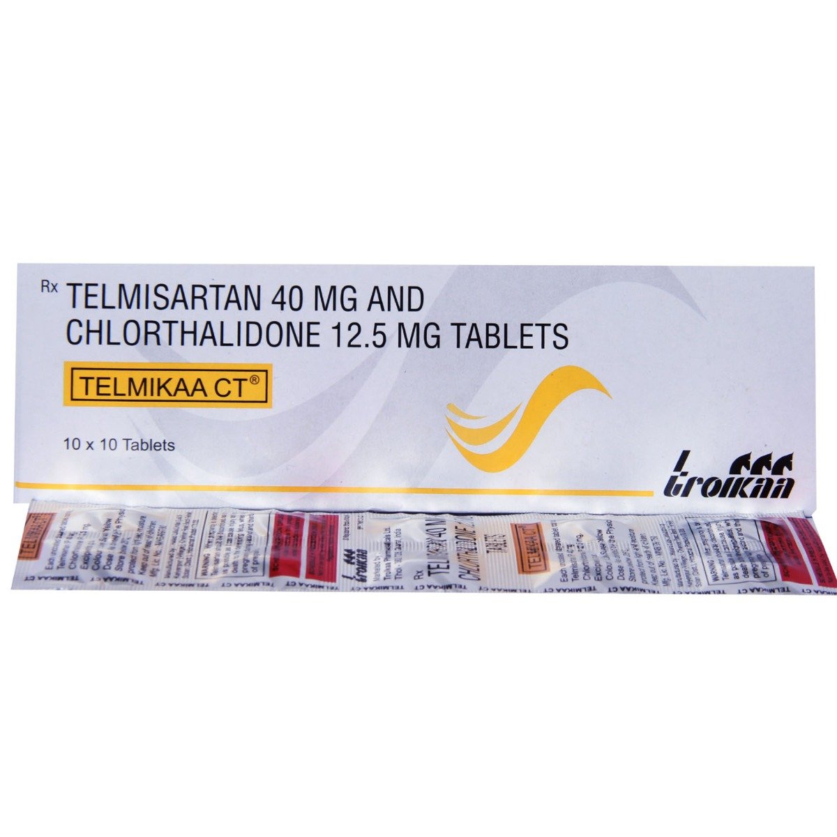 Telmikaa CT Tablet 10's, Pack of 10 Telmikaa CT Tablet 10's, Pack of 10