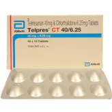 TELPRES CT 40MG\6.25MG TABLET, Pack of 10 TABLETS