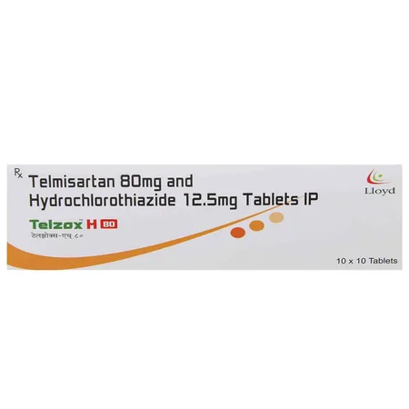 Telzox-H 80 Tablet 10's