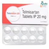 Teldawn 20 Tablet 10's, Pack of 10 TABLETS