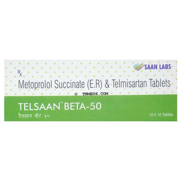 Telsaan Beta-50 Tablet 10's