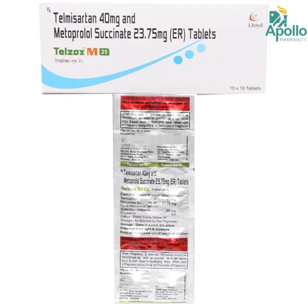 Telzox M 25 Tablet 10's