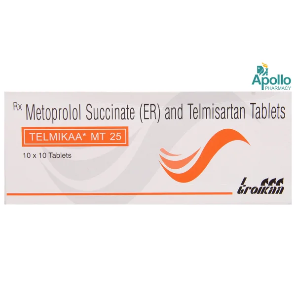 Telmikaa MT 25 Tablet 10's