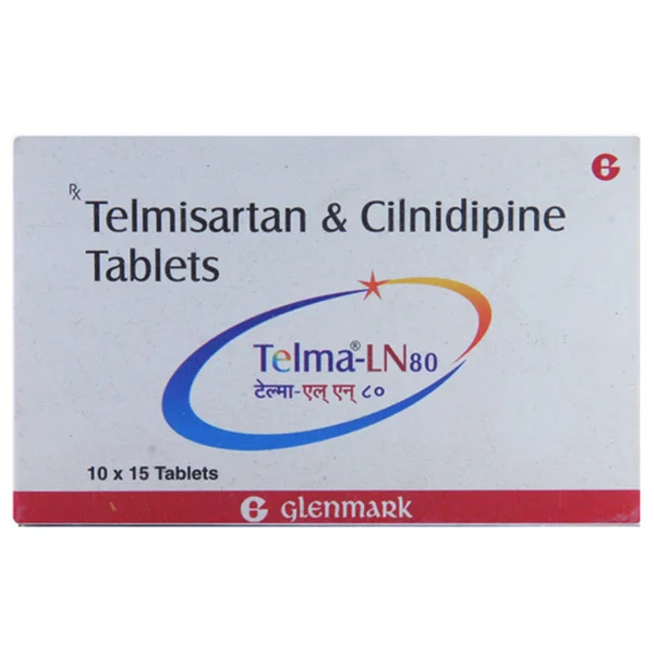 Telma-LN 80 Tablet 15's, Pack of 15 TABLETS