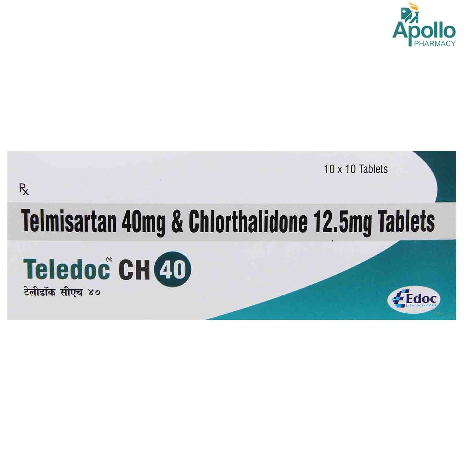 Teledoc CH 40 Tablet 10's, Pack of 10 TabletS Teledoc CH 40 Tablet 10's, Pack of 10 TabletS
