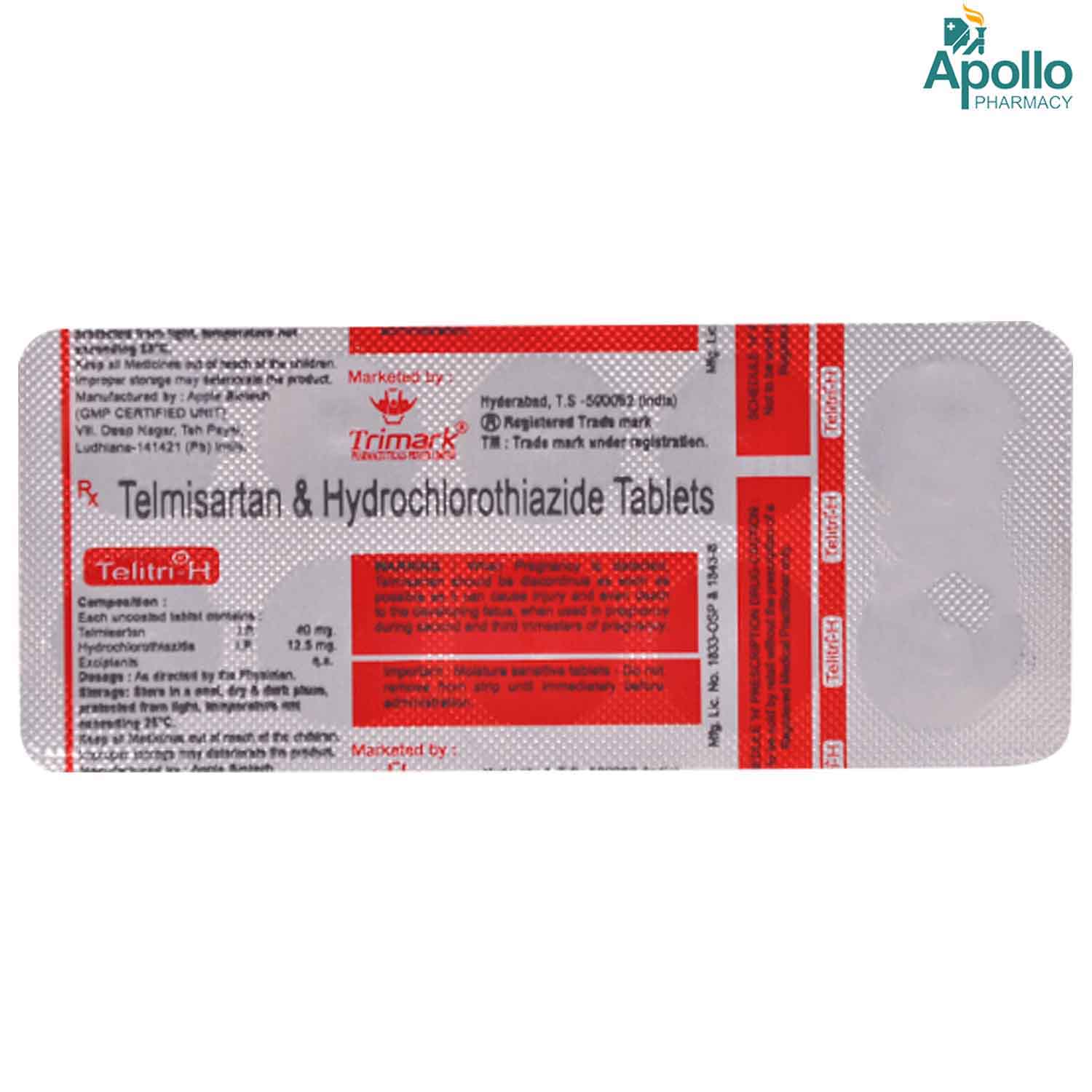 TELITRI H TABLET 10'S, Pack of 10 TabletS TELITRI H TABLET 10'S, Pack of 10 TabletS