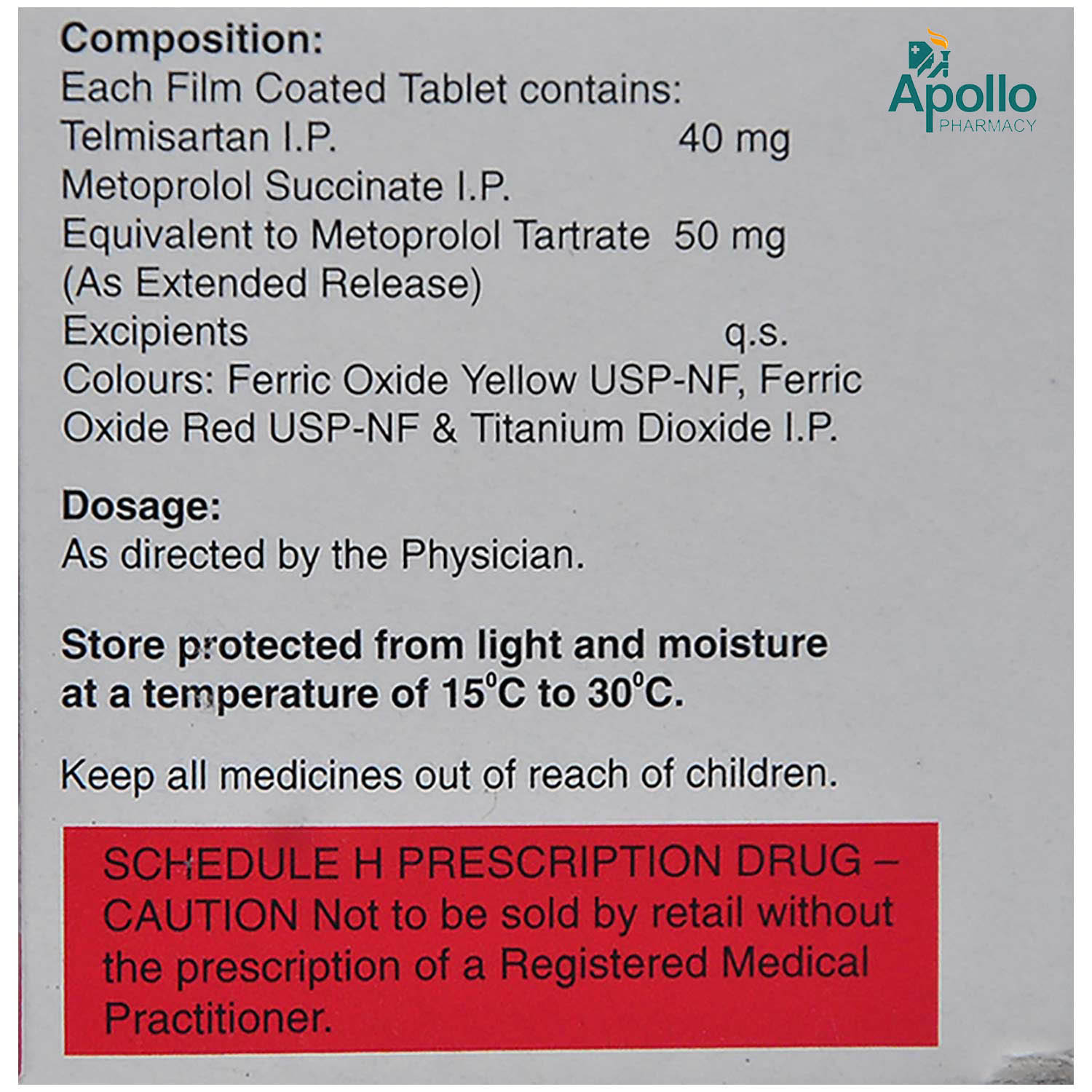 Telma-Beta 50 Tablet 10's Price, Uses, Side Effects, Composition ...