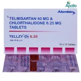 Tellzy-CH 6.25 Tablet 15's, Pack of 15 TabletS