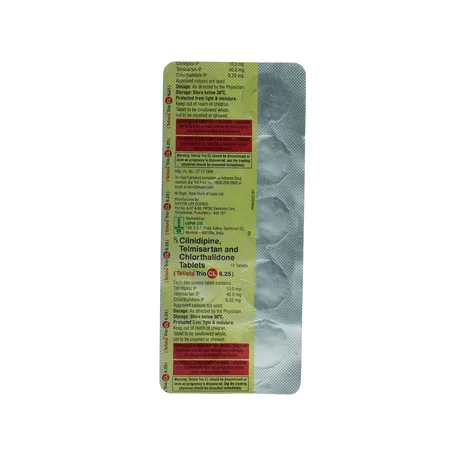 Telista Trio Cl 6.25mg Tablet 10's